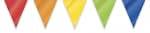 Multi Coloured Triangular Bunting 10mtr