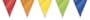 Multi Coloured Triangular Bunting 10mtr