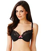 Limited Collection Animal Embroidered Non-Padded DD-G Bra