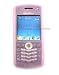 Blackberry 8100 Pearl PDA Silicone Skin Case - Pink and Car Charger Kit