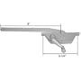 C.R. LAURENCE WCM1420RH CRL Right Hand Casement Window Operator with 9" Arm for Fenestra Windows