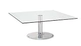 Clear rectangular Glass Slender Pin Coffee Table 800 x 400 clear