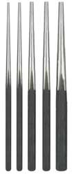 Westward 2AJL6 Drift Punch Set, 1/8 To 5/16 In, 5 Pc