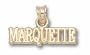 Marquette Golden Eagles "Marquette" 1/8" Pendant - 14KT Gold Jewelry