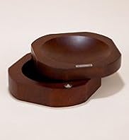 Wooden Double Coin Tray