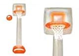 Inflatable Basketball Set with Ball