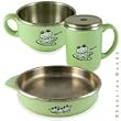 Children's Stainless Steel Dinnerware (Frog)
