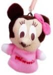Cell Phone Neck Strap / Loop with Cute Finger Puppet (Pink) - Minnie Mouse