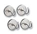 Light Duty Refrigerator Magnetic Hooks (4lb)