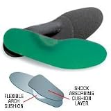 Spenco Arch Cushion Full Length Insoles, Pair W11-12/M10-11.5