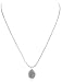Three Dimensional Hedgehog Pendant in Sterling Silver on a 24" Rhodium and Sterling Snake Chain, #8105 image 3