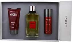 HABIT ROUGE by Guerlain EDT SPRAY 3.4 OZ & ALL OVER SHAMPOO 2.5 OZ & DEODORANT SPRAY 1.7 OZ (Package of 3)