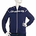 Dallas Cowboys for Her Full-Zip Dazzle Hoodie by Reebok