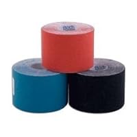 Physio Tape - Compares to Kinesio Tape - 2 x 5.5 Yards - Black