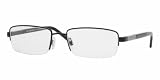 Authentic Burberry Eyeglasses 1095 SHINY BLACK / DEMO LENS 1051