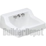 Bathroom Sink Wall Mounted by Kohler - K-2703-EH in White