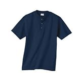 Anvil Short Sleeve Henley Tee 1202