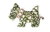 Green Austrian Crystal Scottie Hair Clip Barrette