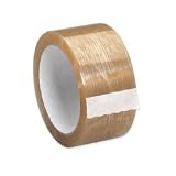 2 x 55 Yards Natural Rubber Clear Carton Sealing Tape 2.5 Mil (T901510)