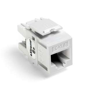 Cover image : Leviton 61110-RW6 eXtreme 6＋ QuickPort Connector, CAT 6, White
