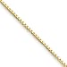 14k .9mm Box Chain Anklet - 9 Inch