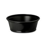 Review Dixie Food Service  / Black Plastic Souffle Cups, 1.5 Ounce (P015BLK) Category: Plastic Souffles and Plastic Portion Cups