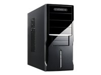 COMPUCASE ATX Midi Tower 3x13,34cm + 2x8,89cm ext 4x8,89cm 1x6,4cm int. schraubenlos 2xUSB Preisvergleich