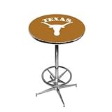 Texas Longhorns Pub Table w/ Foot Ring Base