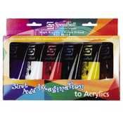Acrylic Paint Set (SBA7550) Category: Paint & Brushes