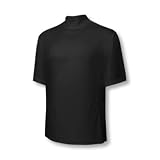 Adidas 2008 Men's ClimaCool Short Sleeve Golf Mock T-Shirt - Black - 468168