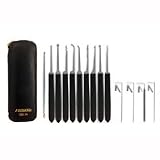 14 Fourteen Piece Lock Pick Set with Metal Handles