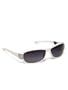 ALFANI Sunglasses Andi White Thick Frame