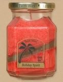 Aloha Bay Scented Palm Wax Deco Candle Jars Holiday Spirit