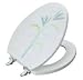 KOHLER K-4717-CP-D5 Ostera Elongated Artful Toilet Seat, Ostera
