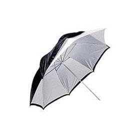 JTL 40 White Reflective Photographic Umbrella with Removeable Black Back