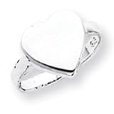 Sterling Silver Solid Heart Ring