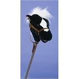 Plush Black Stick Horse 33