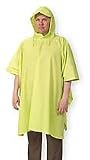 Condor 1EJY2 Poncho, Rainwear, PVC/Nylon, Lime, Universal
