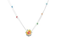 Glass Medallion Star Necklace - Mutlicolor, by Anat Eyal