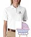 Women's polo shirt with embroidered image of: baby bassinet