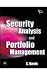 Security Analysis and Portfolio Management