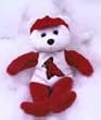 STAR #25 Baseball Bear with Cardinal - Reminds Me of Mark McGuire or ANY St. Louis Cardinal