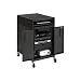 Proj Cab Cart Welded 4 Outlet Electric Blk