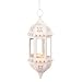 Flower Tower Ivory Garden Hanging Lantern Candle Holder