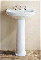 Porcher Calla II Pedestal Sink 24368WH White