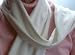 Cotton Knit Neck Scarf - White
