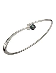 Ed Levin, Gotcha Bracelet, .925 Sterling or 14K Gold Laminate, Black Pearl, Sizes S - L