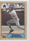 Harold Reynolds Seattle Mariners (Baseball Card) 1987 Topps #91