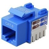 Belkin - Modular insert - RJ-45 - blue - 1 port (pack of 25 )