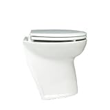 New-JABSCO DELUXE FLUSH FRESHWATER ELECTRIC TOILET W/ ANGLED BACK - 31472